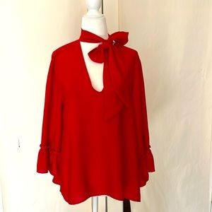 Zara Red Top